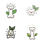 **A cute, simple flat vector illustration of a smiling cartoon bone with a happy face and blushing cheeks. The bone has clean, rounded lines and a pair of green leaves attached to it, symbolizing health and nature. Radiating lines around the bone emphasize its cheerful and energetic vibe. White background.** - <@1100010158496686091> (fast)
-# Create, explore, and organize on [midjourney.com](<https://midjourney.com/imagine?from_discord=1>)