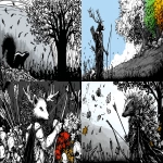 **🍂🦨🏹⚔️ 🌈✏️ --ar 7:4 --sref 1010101001 --sv 4 --sw 100 --p zzmkt1u** - <@370960263245070346> (fast)
-# Create, explore, and organize on [midjourney.com](<https://midjourney.com/imagine?from_discord=1>)