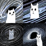 **Silly cat makes a silly face at accretion disk --ar 3:2 --profile fn9opxx u22owga 2z3eyk3 ro2ke7q y9a56jc --draft** - <@937851746712186921> (fast)