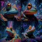 **<https://s.mj.run/k9B1Mtbmbns> <https://s.mj.run/zaCb7O6CIXo> <https://s.mj.run/Cf5GcPTtIUw> <https://s.mj.run/fTZ-kSHXeqk> Trim-Cosmic Hypnotic-Eyes Rainbow-Eye Brain Frog Hypnofrog Connectome Nebula Star-Splash Spacewave --ar 3:2 --iw 2.0 --v 7.0** - <@426654487248109579> (fast)