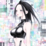 **2025s anime still, women with dark hair and bun, dark, little horror --c 100 --s 1000 --niji 6 --sw 1000 --sref 1999 --p w89tpzw --raw** - Image #3 <@1076116781065850901>
