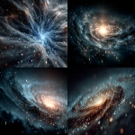 **Deep cosmic void, perfectly black with faint distant stars, in the center a cluster of tiny glowing sparks and shimmering particles of blue-white light, subtle glow suggesting hidden vacuum energy, very clean minimal composition, one strong focal glowing cluster in the middle, cinematic crisp rendering, astrophotography inspired aesthetic, highly detailed yet not overcrowded, concept-driven and clear. --ar 16:9 --v 7.0 --s 750** - <@1347352121820844044> (relaxed)
-# Create, explore, and organize on [midjourney.com](<https://midjourney.com/imagine?from_discord=1>)