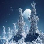 **alien race that inhabits moonstone, alien architecture --chaos 10 --ar 2:1 --raw --stylize 50 --v 7.0** - Image #4 <@1284320694003433522>