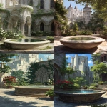 **A polished stone tub in a palace garden. Behind you stands a grand medieval capital, rose vines climbing white stone towers. --v 7.0 --ar 9:16** - <@493856209669980164> (fast)
-# Create, explore, and organize on [midjourney.com](<https://midjourney.com/imagine?from_discord=1>)