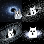 **Silly cat makes a silly face at accretion disk --ar 3:2 --profile fn9opxx u22owga 2z3eyk3 ro2ke7q y9a56jc --draft** - <@937851746712186921> (fast)