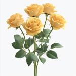 **ultra realistic cartoon animated chobi style dozen yellow roses. Make it PNG style** - Image #3 <@1168003896543817728>