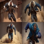 **action figure in a dynamic action movie ; in the style of subsurface-scattering, realistic lighting, live action 3D rendering --ar 16:9 --v 7.0 --exp 50 --p of8jn1d 2lfvpjv 9e9qf3d --s 250** - <@1018138887199129620> (relaxed)