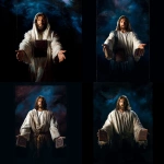 **<https://s.mj.run/4e19huEwCUY> use this image to show a photorealistic Jesus holding out a matching set of new bible and book of mormons to us.** - <@781279613221339146> (fast)
-# Create, explore, and organize on [midjourney.com](<https://midjourney.com/imagine?from_discord=1>)