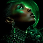 **green cat lunar eclipse Kyra Walker style --s 500 --v 7.0 --p aaggwyf** - Image #4 <@804921100534153246>