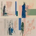 **🍂🦨🏹⚔️ 🌈✏️ --ar 7:4 --sref 101010 --sv 4 --sw 100 --p zzmkt1u** - <@370960263245070346> (fast)