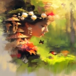**Diaphanous double exposure featuring an avant-garde couture double exposure over a spellbinding natural landscape barnacle pearls and toadstools --sref 92 --niji 6 --p ke69z7s --ar 4:5 --raw** - Image #1 <@948741381743083580>