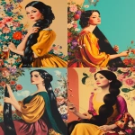 **Rapunzel fairytale told in kaleidochromic tones --ar 4:5 --p o4l8lp8 djcuvnt** - Variations (Strong) by <@948741381743083580> (relaxed)