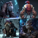 **polar vortex:: Dwarf: in the style of Tough, resilient, sturdy, strong, skilled, hardworking, determined, proud, honorable, loyal, bearded, stocky, disciplined, crafty, industrious, practical, mighty, enduring, dependable, armored, courageous, fierce, rugged, knowledgeable, ancient, traditional, resourceful, loyal, tenacious, formidable, gruff, meticulous, trustworthy, adventurous, formidable, battle-hardened, steadfast, unyielding, skilled, disciplined, persevering, rugged:: --profile vzzl1gd jsxnrvb oysp4kp --niji 6 --fast** - <@1018138887199129620> (fast)