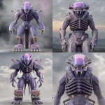 **<https://s.mj.run/MzfZwHaOM8Y> megazord with xenomorph head, xenomorph anatomy, xenomorph face, claws, lavender --chaos 30 --ar 5:6 --raw --oref <https://s.mj.run/3Fpt8iRZVgo> --stylize 500 --v 7.0** - <@161240424890105856> (relaxed)
-# Create, explore, and organize on [midjourney.com](<https://midjourney.com/imagine?from_discord=1>)