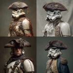 **a stormtrooper dressed as a revolutionary war hero, he wears a tri-fold hat** - <@991616868857172059> (fast)
-# Create, explore, and organize on [midjourney.com](<https://midjourney.com/imagine?from_discord=1>)