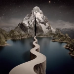 **solitude visible lightbeamed soundwave of a monotreme tremomountain, photographed with hassleblad, bokeh, octane render, art by ChrisWaikikiAI --ar 99:70 --q 4 --raw --exp 80 --s 120 --v 7.0 --p n9jrh27** - Upscaled by <@776949719900880916> (relaxed)