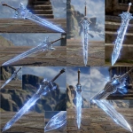**Soul Calibur, divine sword of purity, glowing with radiant blue and white energy, crystalline blade** - <@834125706757013534> (fast)