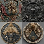 **3d emblem capturing the spirit and meaning of samsara, circular design, life, death, rebirth, intricate details --s 1000 --c 25 --q 2 --v 7.0** - <@618585148765634560> (relaxed)