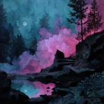 **fumarole eerie painting with a color scheme of monochromatic black and white with a pop of Color. The painting uses cross-hatching and palette knife techniques, inspired by analog horror, grunge Polaroids, ukiyo-e and retro Japanese horror. The mood is mysterious and unsettling --p v72x35v** - Image #2 <@948741381743083580>