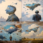 **a child’s illustrated metamorphosis by kafka --ar 3:4 --sref <https://s.mj.run/nZVub3jGHVE> --niji 7** - <@1007424650726350968> (fast)