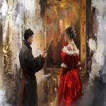 **Red renaissance dress rich --ar 3:2 --v 6.1** - Image #3 <@583370851768860679>