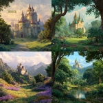 **a background image that looks like it came from the movie Shrek. no characters. make it bright and whimsical. put a shrek princess style castle in the back.** - <@1264975901624631358> (fast)
-# Create, explore, and organize on [midjourney.com](<https://midjourney.com/imagine?from_discord=1>)