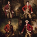 **An 18th century oil painting of Harry Potter as a 1776 British Revolutionary War hero, holding a wand , period dress** - <@991616868857172059> (fast)