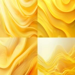 **Minimalistic abstract background, smooth flowing waves, monochrome yellow gradient, clean design, perfect for advertising banner --ar 16:9 --v 6.0** - <@574327435223629844> (fast)