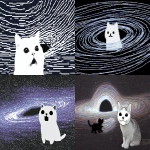 **Silly cat makes a silly face at accretion disk --ar 3:2 --profile fn9opxx u22owga 2z3eyk3 ro2ke7q y9a56jc --draft** - <@937851746712186921> (fast)