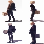 **Kurapika from Hunter x Hunter, full-body standing pose, facing sideways, expression cold and emotionless, wearing a sharp black suit, holding a box in one hand, , clean white background, sleek silhouette, concept art illustration --ar 2:3 --niji 6** - <@762679659153850410> (relaxed, stealth)
-# Create, explore, and organize on [midjourney.com](<https://midjourney.com/imagine?from_discord=1>)