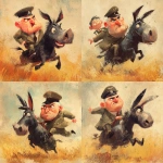 **mango mussolini, Children's book illustrations --p 9uhxc6m --v 7.0** - Variations (Strong) by <@1135636698060038216> (relaxed)