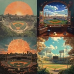 **album cover baseball stadium --v 6.1** - <@431236229867110411> (fast)