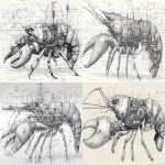 **Isometrical steampunk mechanical technolobster, weaponized, armored, ready to war in a festive holiday crustacean --ar 16:9 --profile sw3hfp8 --v 7.0** - <@1054482006731395092> (fast)