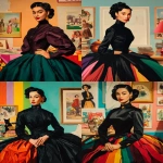 **diplodocustomized couture hypnagogic maximalism physicsbased paper collage, in the style of suburban flat shading, simplified figures, purple rainbow, studyplace, expert draftsmanship, sculpture, oil pencil sketch --ar 4:5 --p o4l8lp8 djcuvnt** - Variations (Strong) by <@948741381743083580> (relaxed)