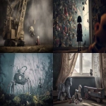 **Intriguing and enigmatic cinematic atmosphere, clear image, surrealism, toys, hdr, highly detailed, style raw --p zhav629 --chaos 10 --exp 10 --s 5 --ar 3:2 --v 7.0** - <@1008993788670263326> (fast)