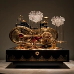 **techno objet d'art --p v72x35v --ar 3:4** - Image #1 <@948741381743083580>