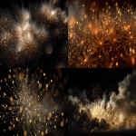**gold fireworks --ar 16:9** - <@940227923175153664> (relaxed)