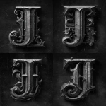 **design a business logo using the letter I and the letter J, aggressive old English style with dramatic lighting** - Variations (Strong) by <@973572765686829076> (fast, stealth)