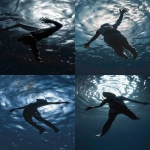 **<https://s.mj.run/YKSZNuUVuRk> male figure floating in dark outer space, casual clothes, hoodie, hand reaching outwards, curved body pose, dynamic pose, high contrast, photo grade, 16K, HDR, --ar 9:16 --v 6.0** - <@346339918877818883> (fast)