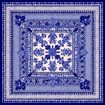 **create Printed Silk Check Foulard pattern in blue and white background --v 7.0** - Image #4 <@1013652600119373834>