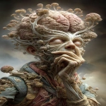 **sometimes, when dealing with a derivative society, I like to sniff my armpits, they're the best armpits, and the smell, the smell is like Cirrocumulus hydrogen sulfide, the greatest and best Cirrocumulus hydrogen sulfide in the universe, I should know, my brain big, a big galaxy brain think lots, digital Surrealism --ar 41:71 --raw --p jma77rf --v 7.0** - Image #3 <@834468597551333468>