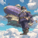 **an airshipcaptain named Mr. Dendrokinetic --ar 5:7 --v 7.0 --raw** - Image #3 <@1071135204846096475>