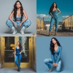 **Beautiful Latina in America Eagles blue Jeans full body** - <@764998150099828788> (fast)