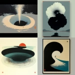 **Minimalist fluvioglacial vortex, monochrome, back and white line drawing, single line --p okeqhri** - <@1015631618645438535> (relaxed)