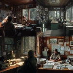 **interview, forest ranger in a ranger station office, documentary style, photoreal --v 7.0** - <@1014234226171858944> (fast)