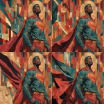 **Harlem Renaissance Afrofuture black Superman --s 250 --v 7.0 --ar 5:4** - Pan Left by <@718096751013134356> (relaxed, stealth)