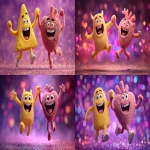 **A happy anthropomorphized rounded-triangular, yellow demon character high-fiving a happy anthropomorphized anatomical heart character, side view facing each other perspective jumping in the air, Pixar-Inside Out 3D animation style, festive sparkling purple background --ar 16:9 --s 250 --v 7.0** - <@1088093143066488912> (fast)
-# Create, explore, and organize on [midjourney.com](<https://midjourney.com/imagine?from_discord=1>)