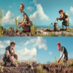 **pixar styled image of a scottish man in a kilt planting seeds in the ground on a bright day in Scottland --ar 16:9** - <@1108137556798873734> (fast)
-# Create, explore, and organize on [midjourney.com](<https://midjourney.com/imagine?from_discord=1>)