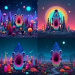 **alien chorus on the opalized wood planet --oref <https://s.mj.run/D199OLhwzzI> --s 750 --p hgxi6dw** - <@911637101290877029> (fast)