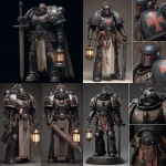 **make a black Templar warrior from warhammer 40k. Make him holding a lantern in one hand and a broad sword in the other. Hyper realistic.** - <@697562114692218901> (fast)
-# Create, explore, and organize on [midjourney.com](<https://midjourney.com/imagine?from_discord=1>)